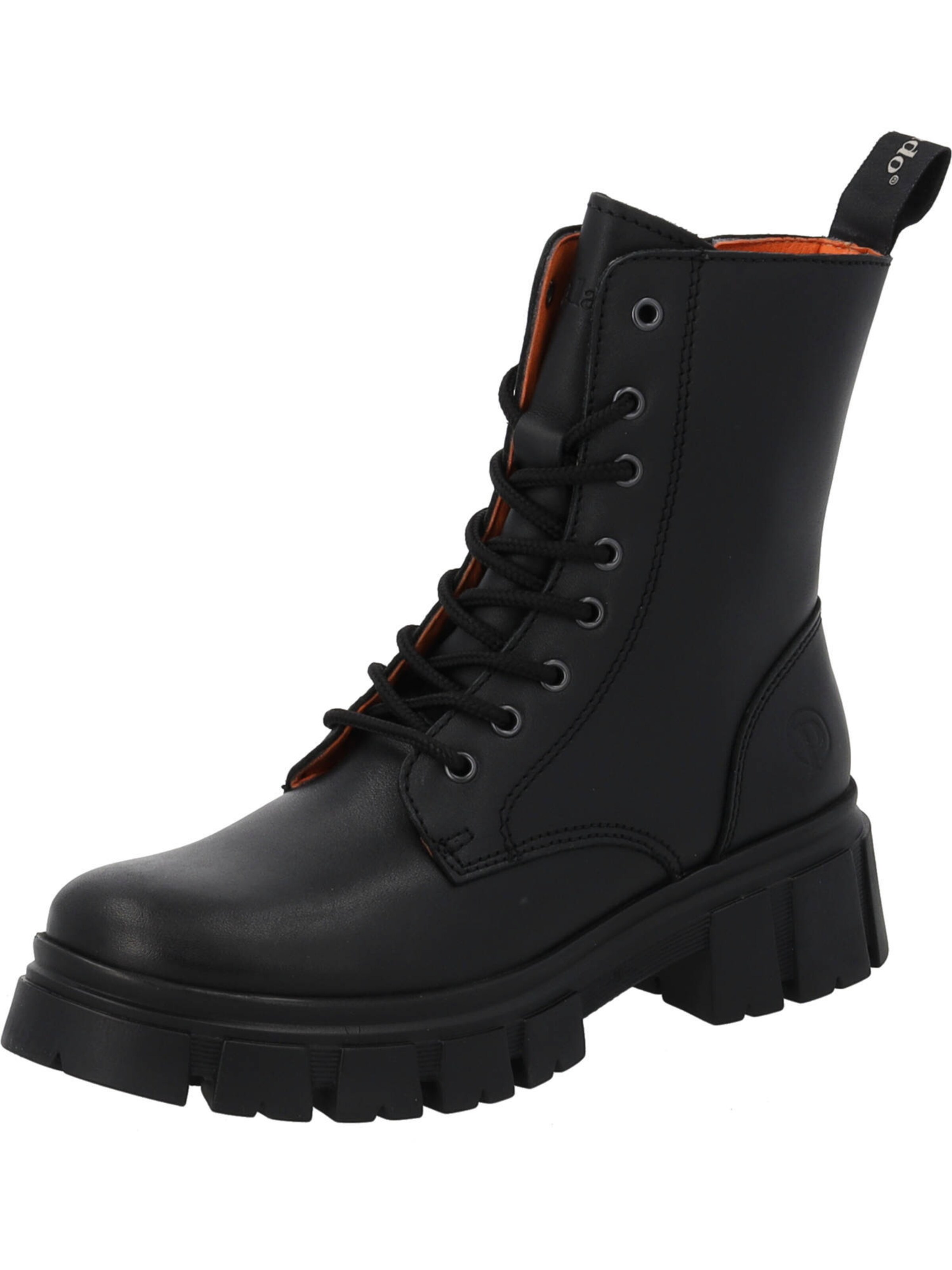 Bottines à lacets Palado en noir : devant