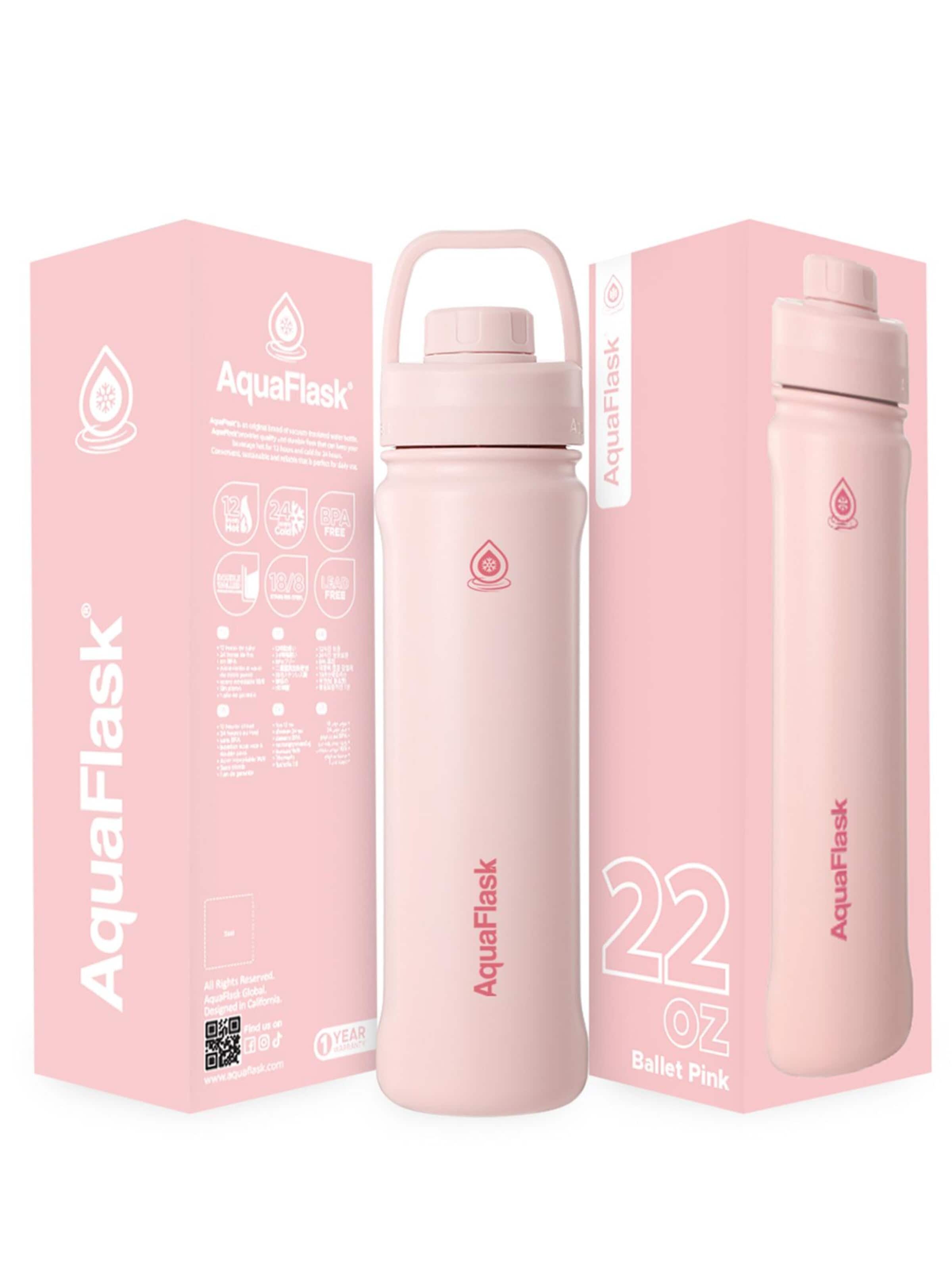 AquaFlask Láhev na vodu 'AquaFlask Termoláhev REGULAR+ 650 ml' – pink