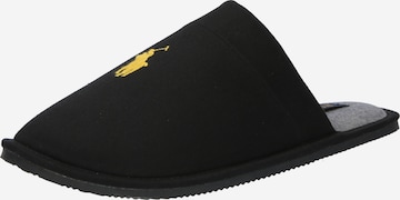 Pantoufle 'KLARENCE' Polo Ralph Lauren en noir : devant