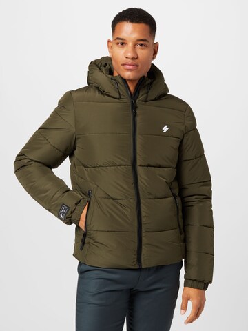 Superdry Jacke in Grün: Vorderseite