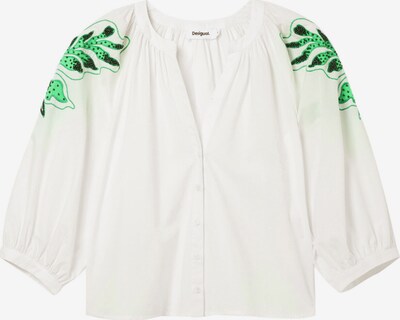 Desigual Μπλούζα σε ανοικτό πράσινο / σκούρο πράσινο / λευκό, Άπ�οψη προϊόντος