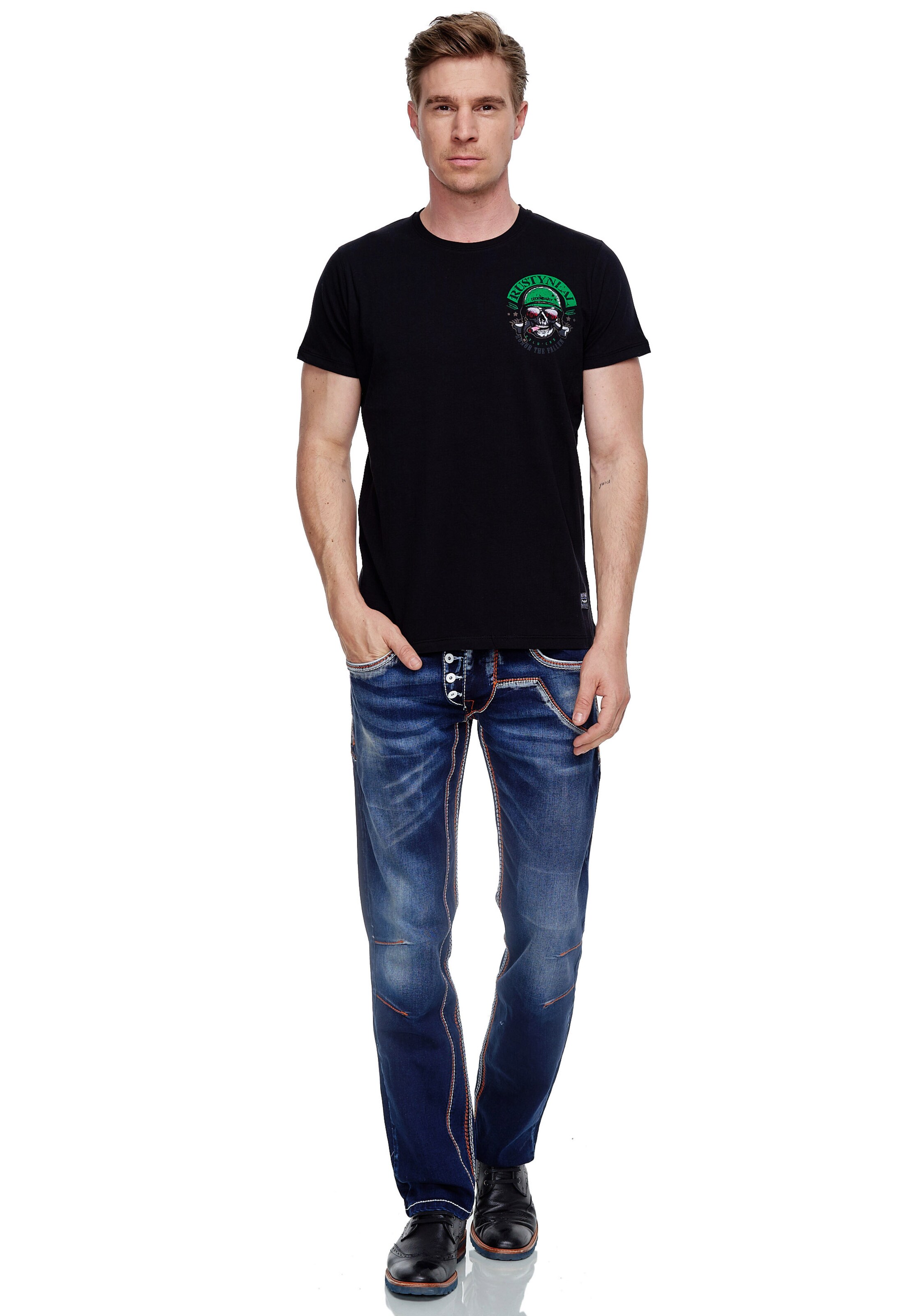 Rusty Neal Shirt in Zwart