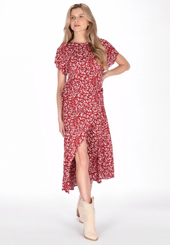 usha FESTIVAL Jurk in Rood