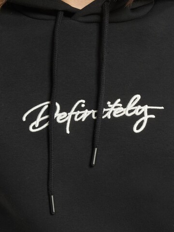 Sweat-shirt 'Definitely' DEF en noir