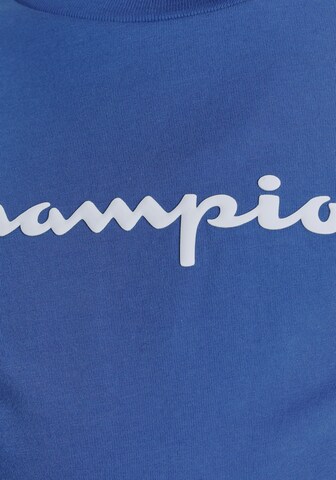T-Shirt Champion en bleu