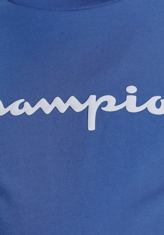 Champion T-Shirt in Blau
