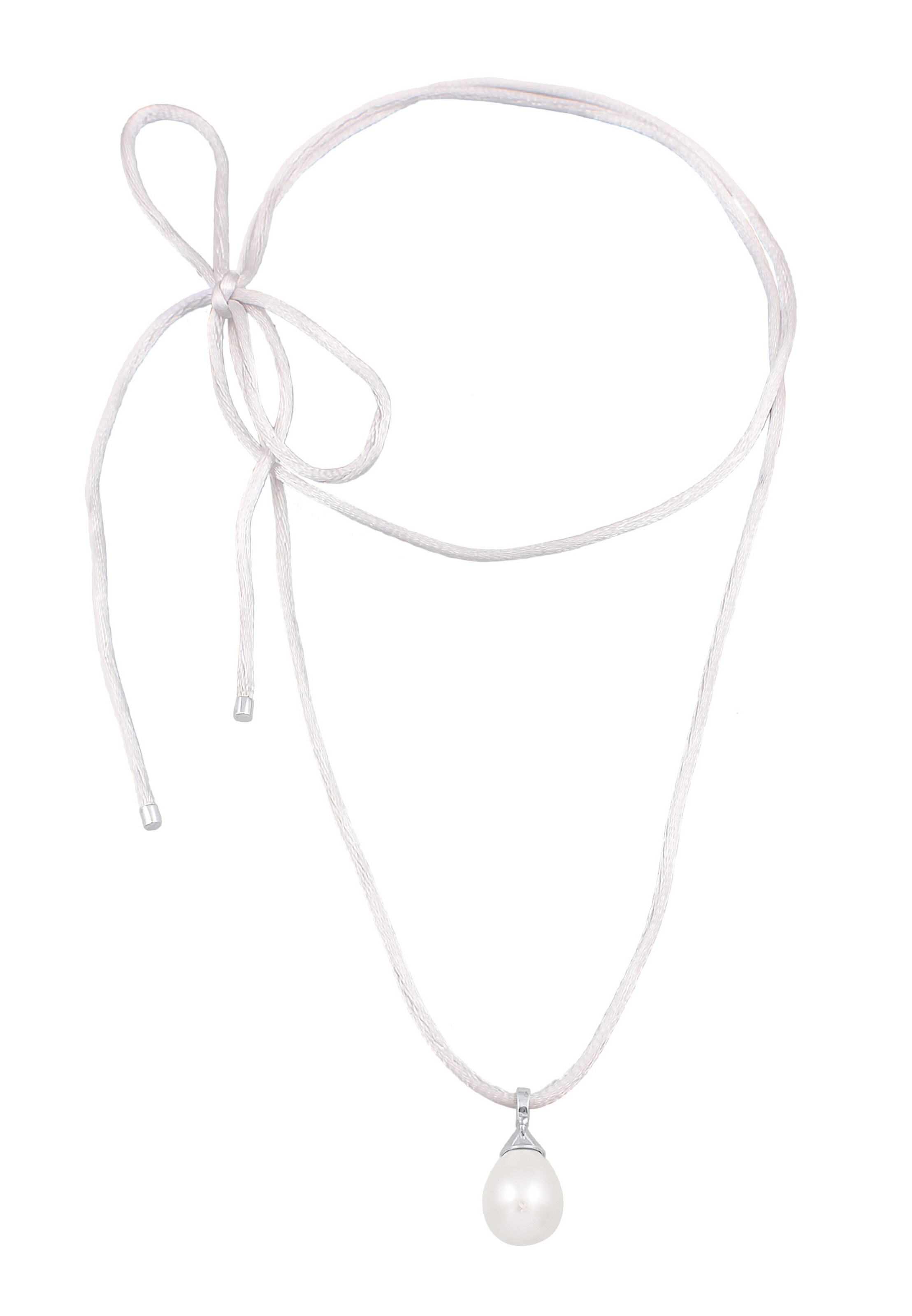 ELLI Kette in silber / perlweiß, Produktansicht