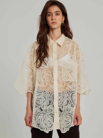 NORR Bluse ' Roma ' in Beige: Vorderseite