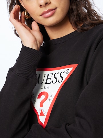 GUESS Sweatshirt in Schwarz