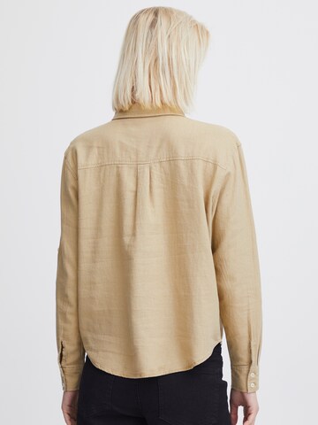 ICHI Bluse in Beige