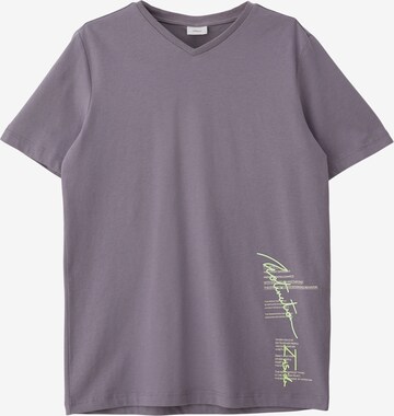 s.Oliver T-shirt i lila: framsida