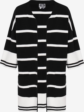 Cardigan DreiMaster Maritim en noir : devant