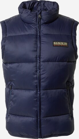 NAPAPIJRI Bodywarmer 'SUOMI' in Blauw: voorkant