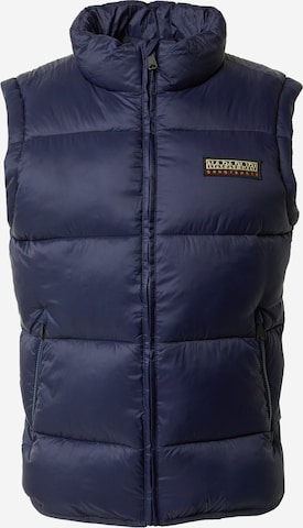 NAPAPIJRI Vest 'SUOMI' in Blue: front