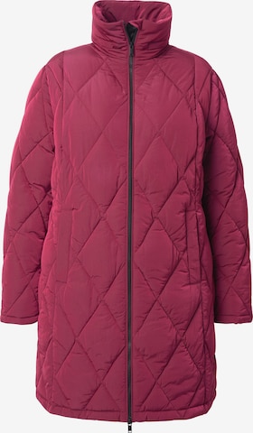 Ulla Popken Tussenmantel in Rood: voorkant