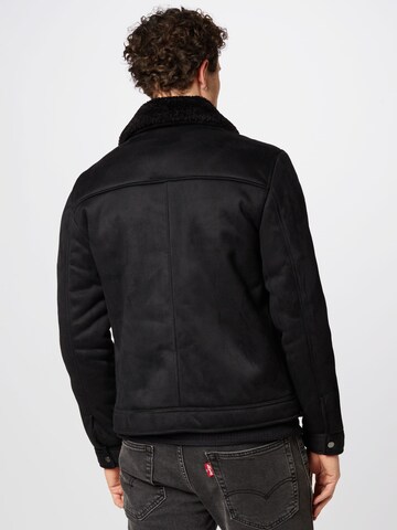 River Island Between-Season Jacket 'BORG' in Black