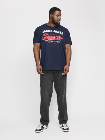 Jack & Jones Plus Póló - kék