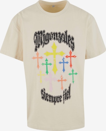 MJ Gonzales Shirt 'Grace of God' in Beige: voorkant