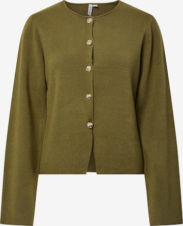 PIECES Cardigan 'FARIE' i grøn: forside