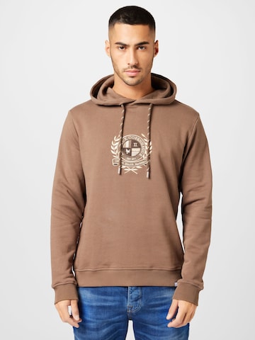 Les Deux Sweatshirt in Brown: front