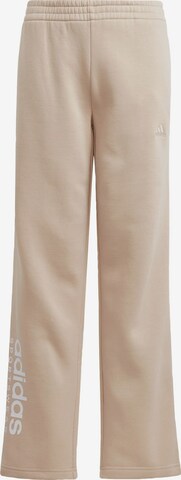 ADIDAS SPORTSWEAR Regular Workout Pants in Beige: front