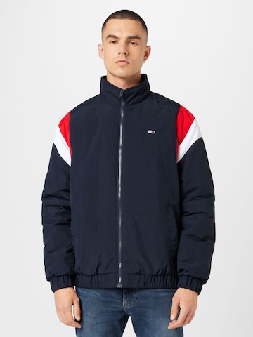 Tommy Jeans Prechodná bunda - Modrá: predná strana