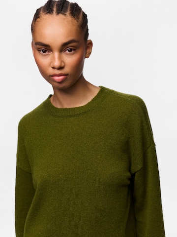 PIECES Sweater ' PCFie' in Green