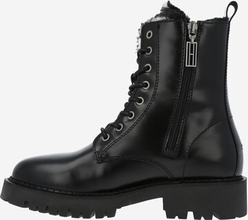 Tommy Jeans Lace-Up Ankle Boots 'Kris' in Black