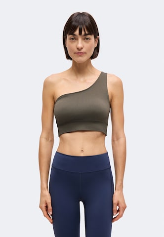 Aim'n Bustier Športni nederček | rjava barva: sprednja stran