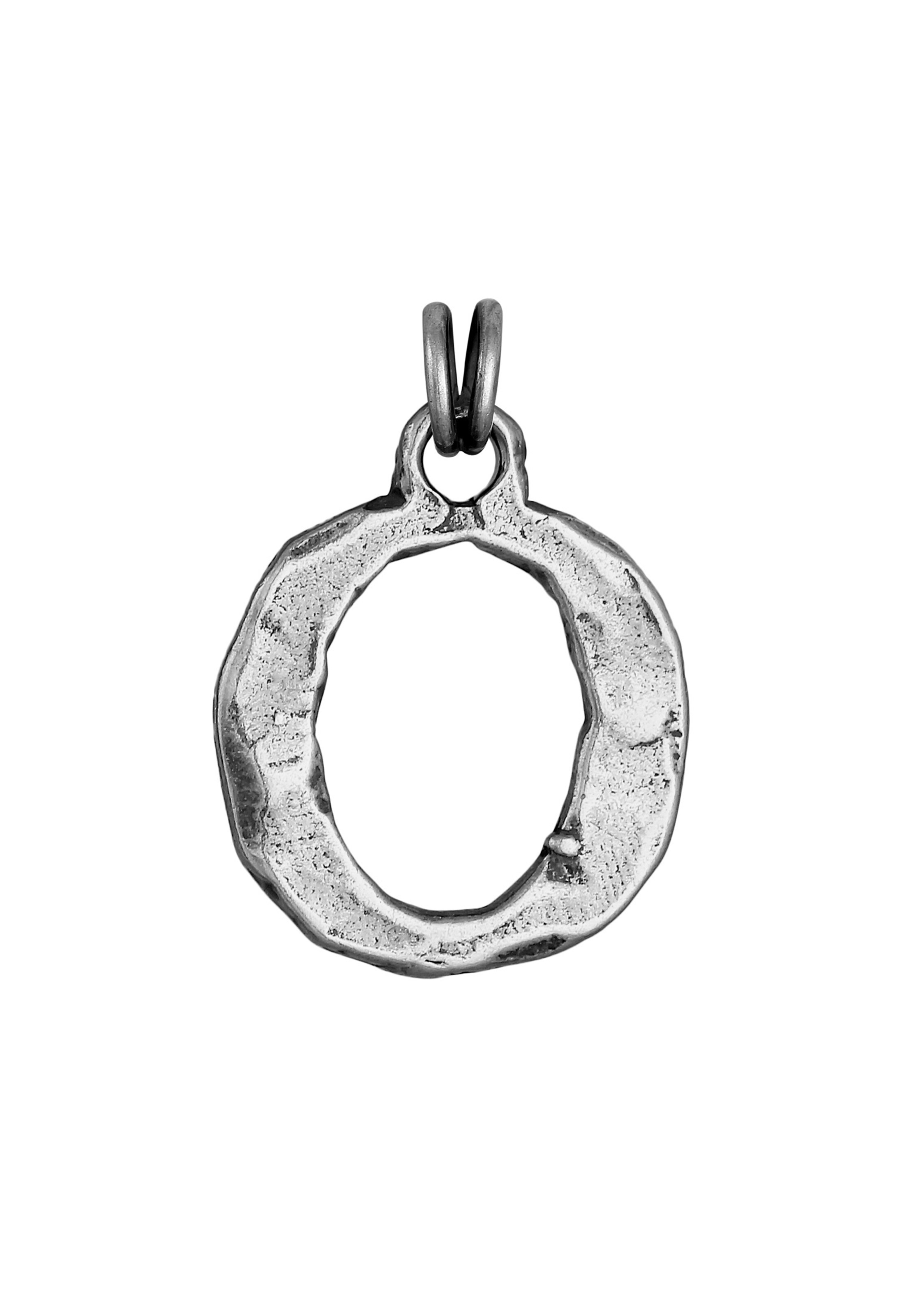 Haze&Glory Pendant 'O' in Grey: front