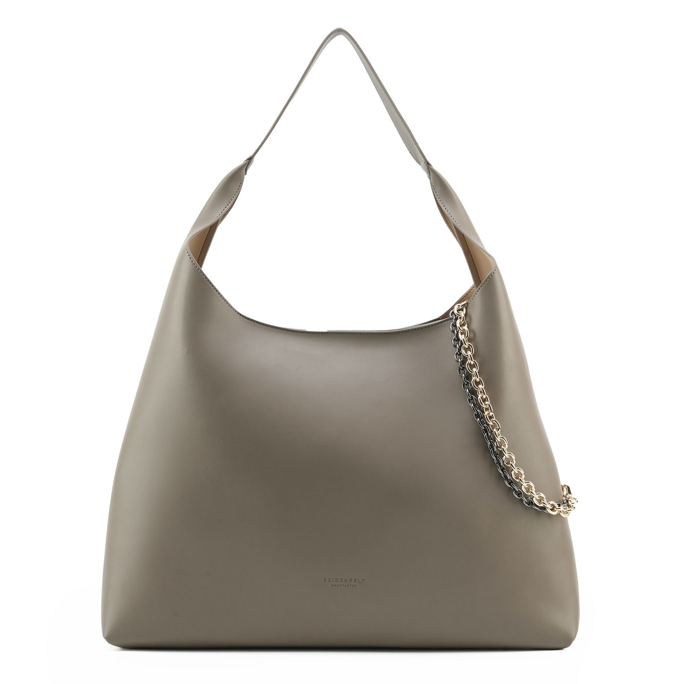 Seidenfelt Schoudertas 'Lainio ' in Beige: voorkant