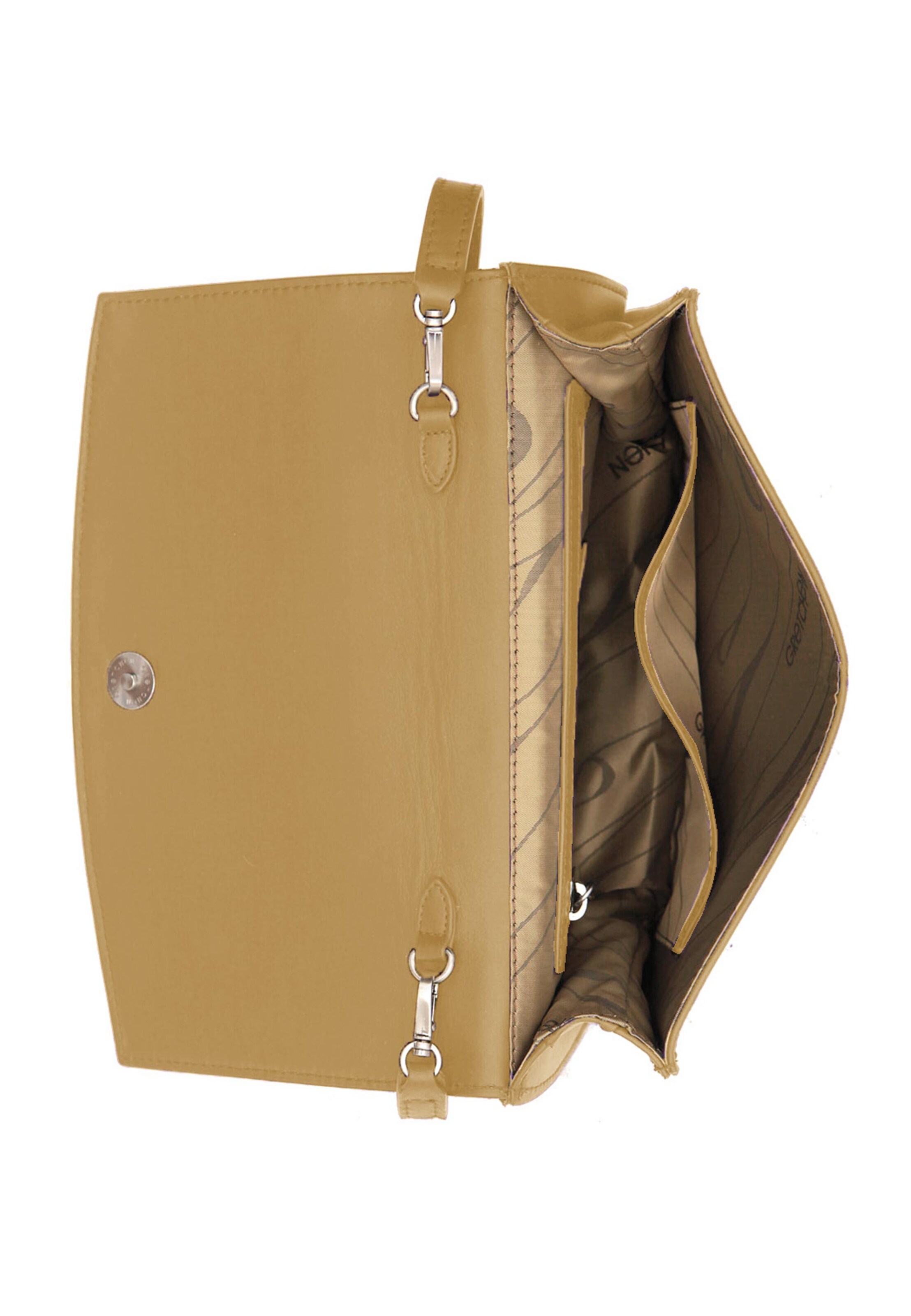 Gretchen Shoulder Bag 'Oyster Clutch Three' in Yellow