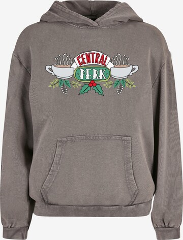ABSOLUTE CULT Sweatshirt 'Friends - Festive Central Perk' in Grau: predná strana