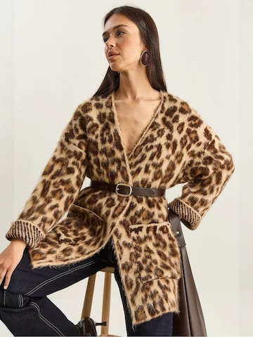 Bianco Lucci Strickjacke in Braun