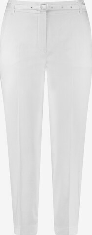 Pantalon à plis GERRY WEBER en blanc : devant