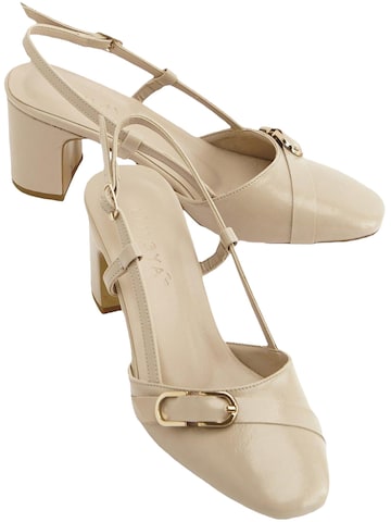 Escarpins à bride arrière 'Judy' Limoya en beige