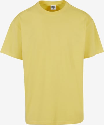 Urban Classics Shirt 'Heavy Oversized Tee' in Yellow: front