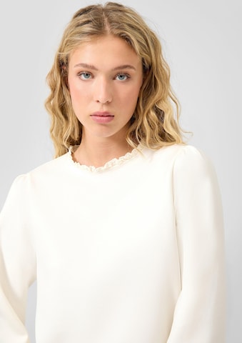 Sweat-shirt QS en beige