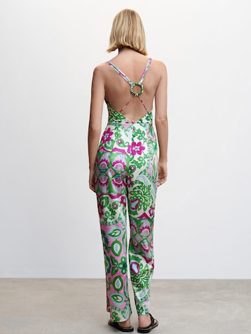 MANGO Jumpsuit 'Sandy' in Groen