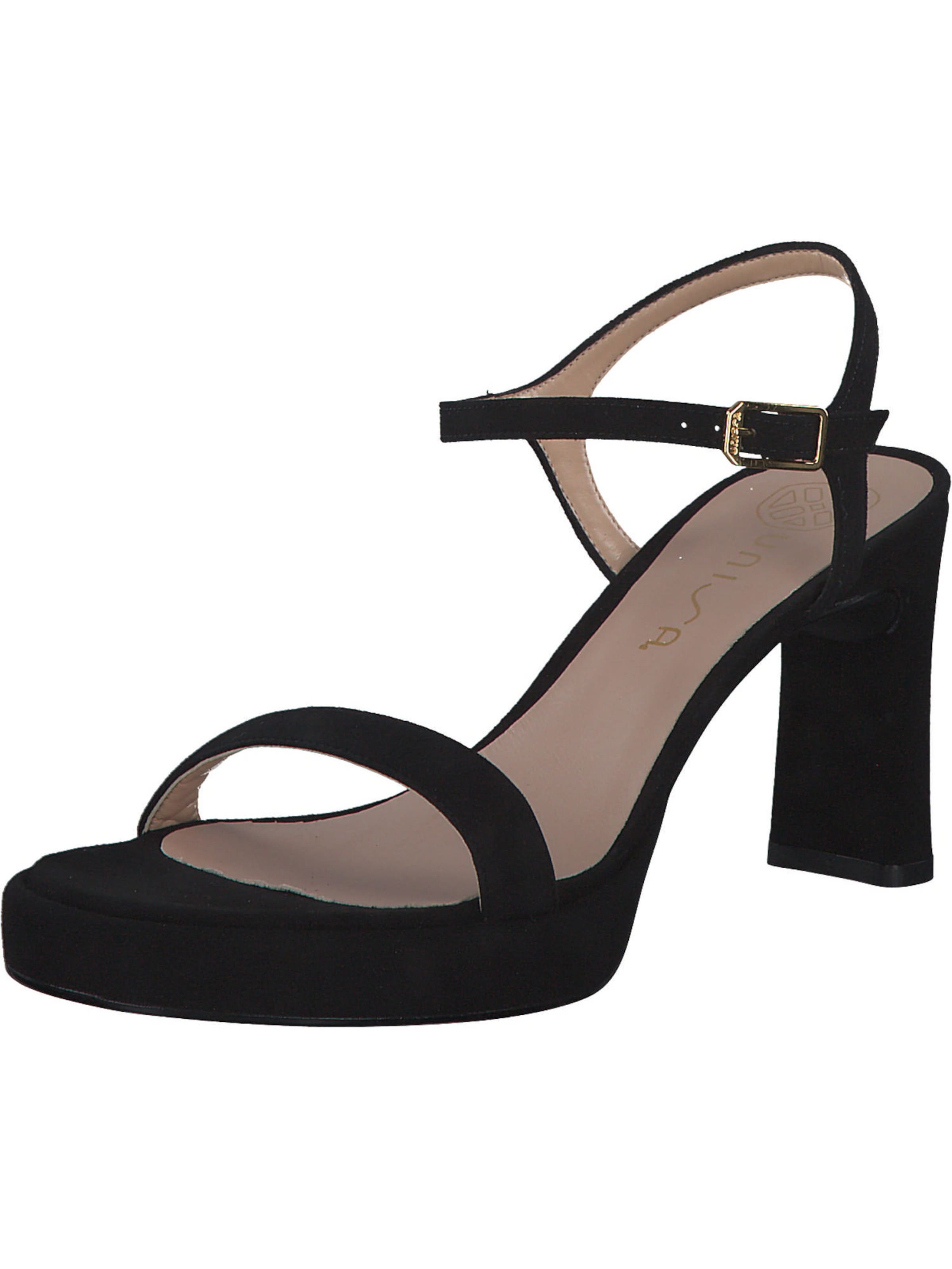 UNISA Strap Sandals 'Soro' in Black: front