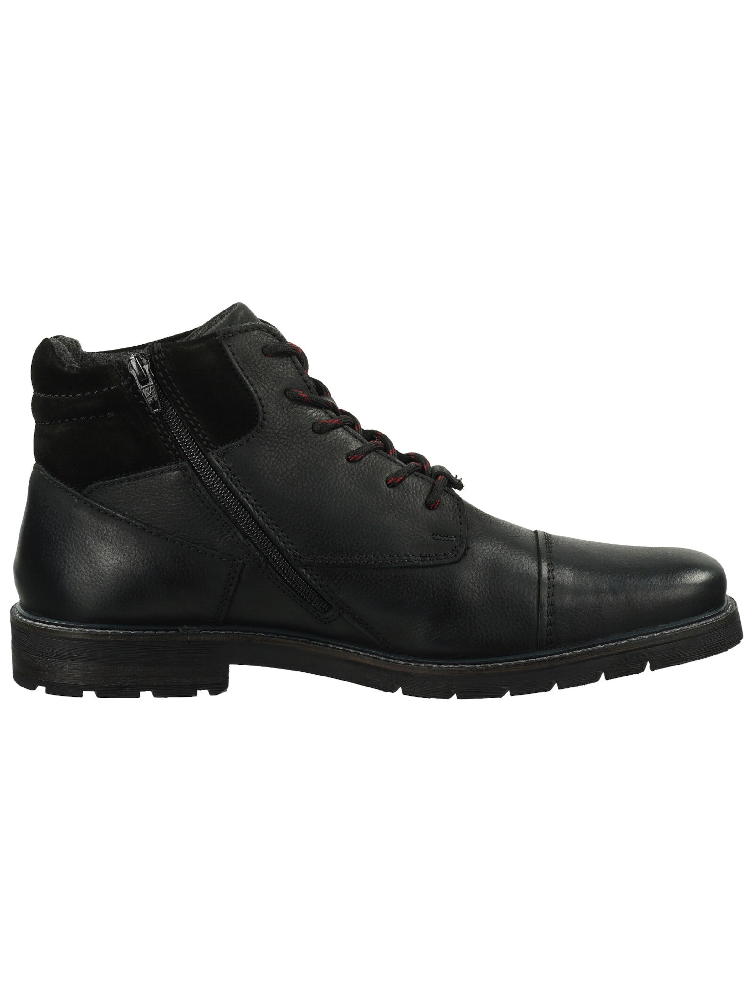 bugatti Schnürstiefel in Schwarz