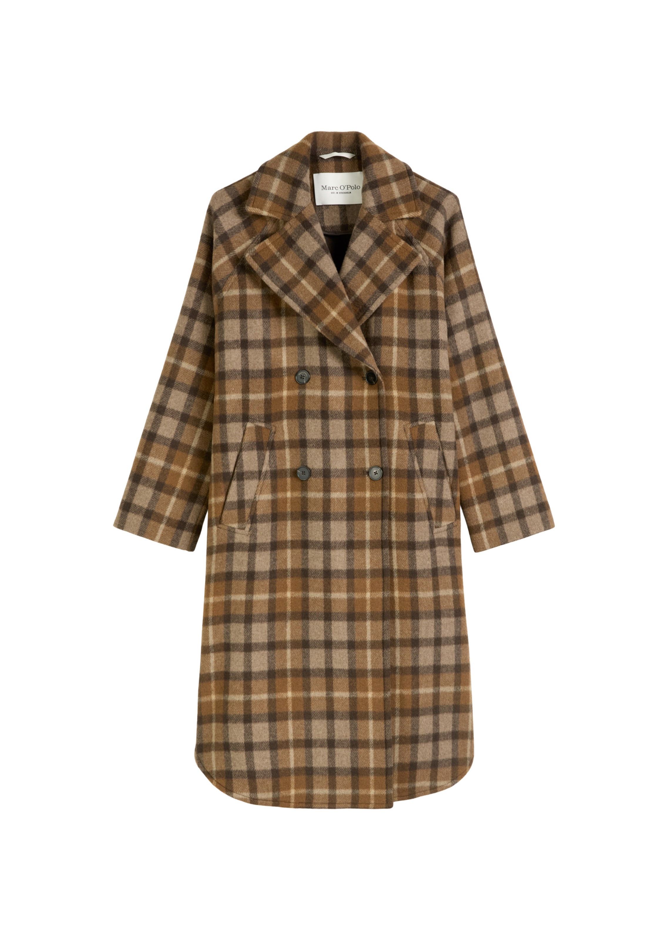 Marc O'Polo Between-seasons coat in Beige: front