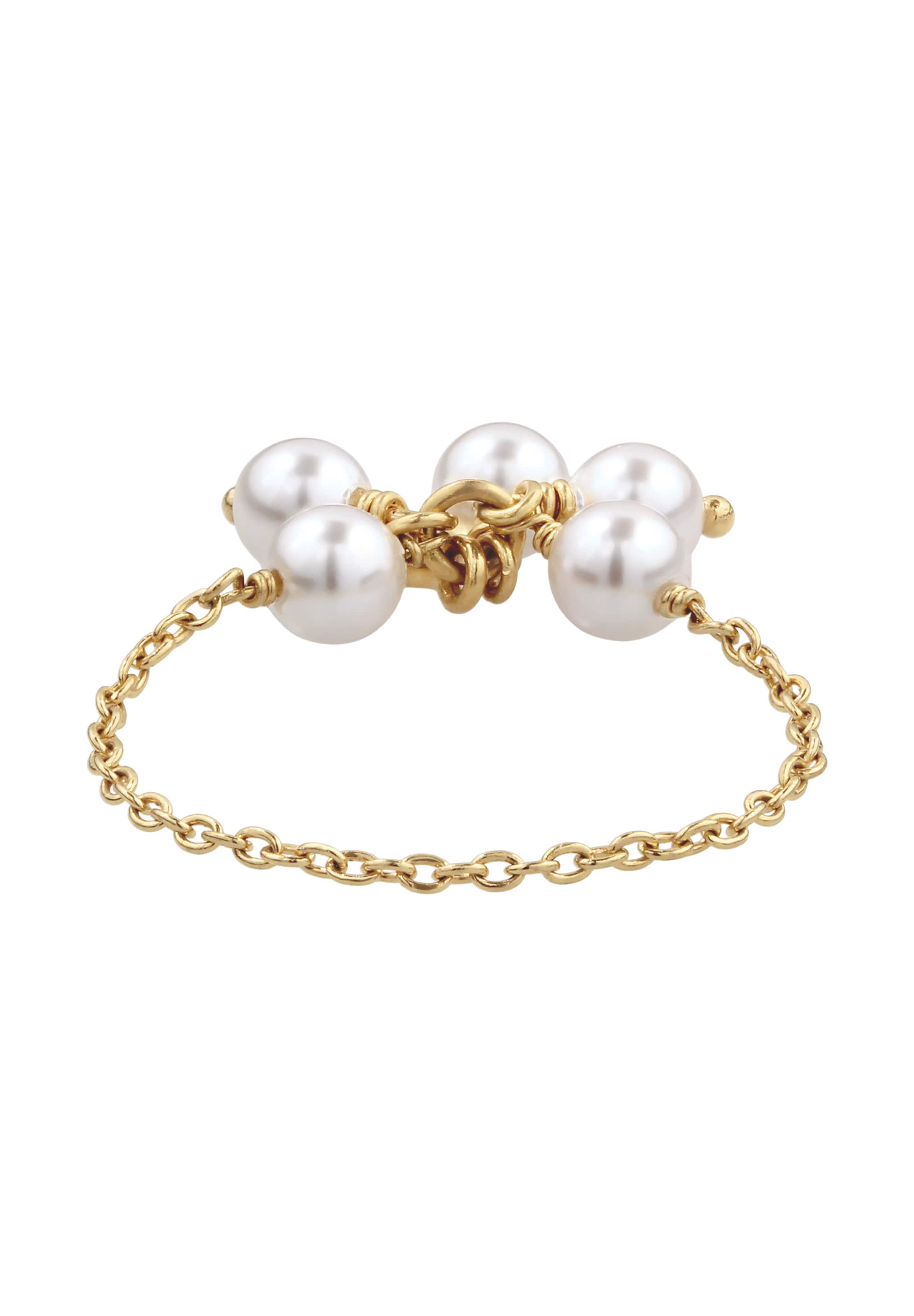 ELLI Ring 'Pearl' in Goud