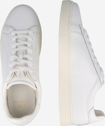 ARMANI EXCHANGE Platform trainers in White