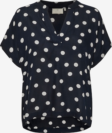 Kaffe Blouse 'Aano' in Blue: front