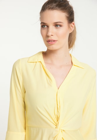 usha BLUE LABEL - Vestido camisero en amarillo