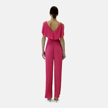 Tuta jumpsuit di Elara in rosa