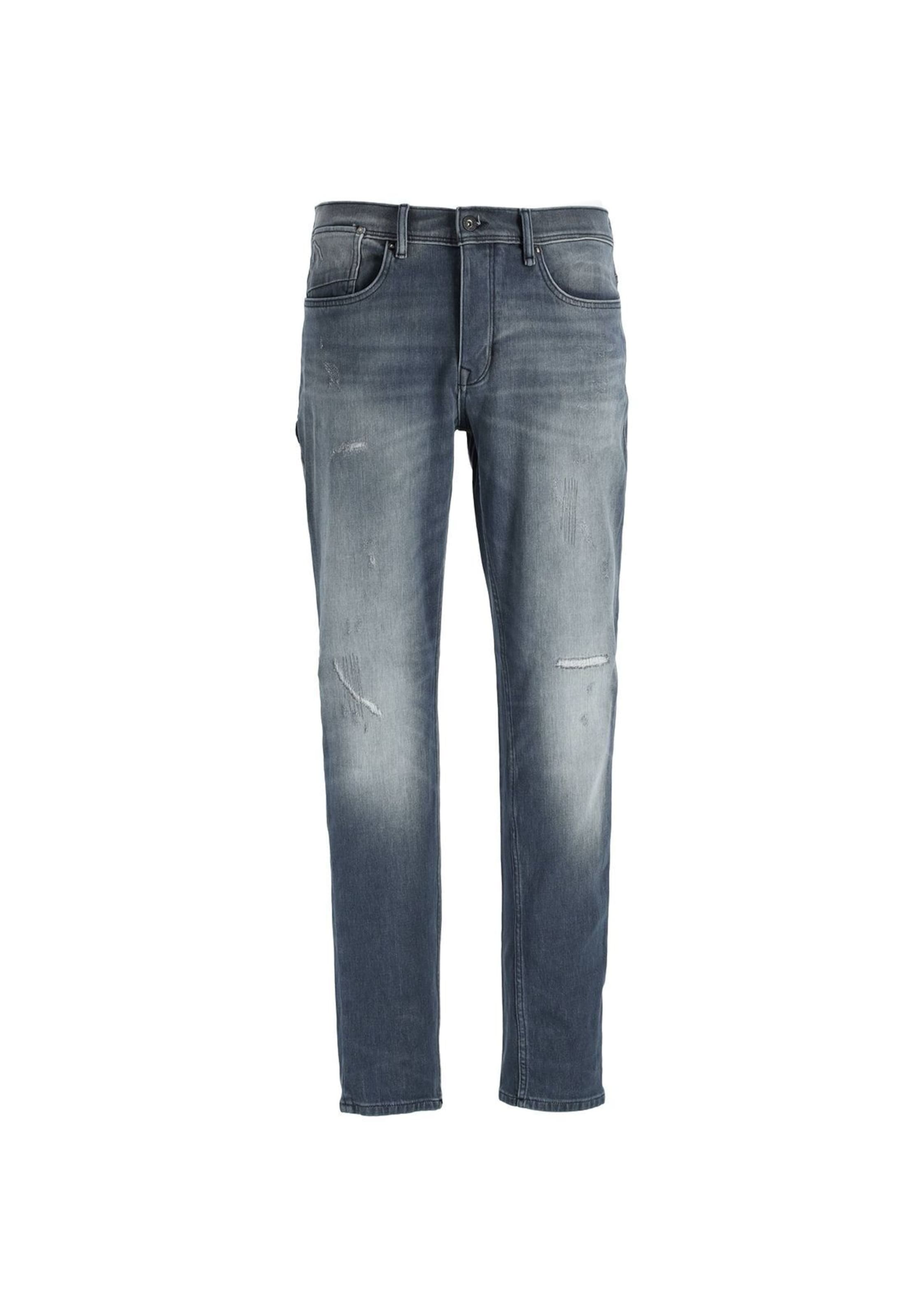 Coupe slim Jean 'Evan Alix ' CHASIN' en gris : devant