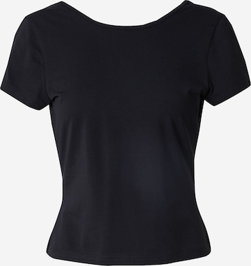 Maglietta di Noisy may in nero: frontale