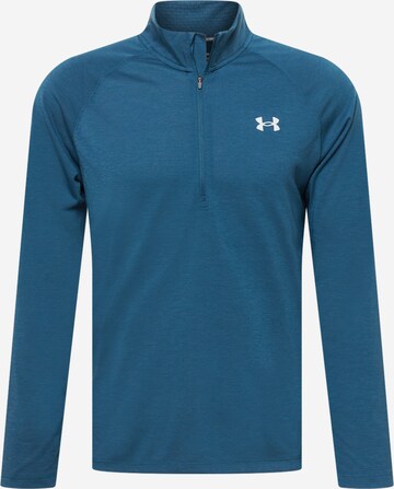 UNDER ARMOUR Functioneel shirt 'Streaker' in Blauw: voorkant